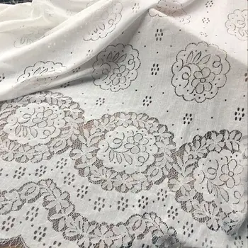 

LASUI NEW 1.5*3m=1 piece high quality cotton retro classic eyelash lace fabric African Lace DIY Sewing accessories C0256