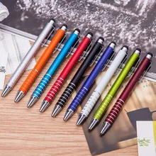 100 шт./компл. сенсорная металлическая ручка экран ручка металл цена по прейскуранту завода дешевых сенсорная ручка для телефона