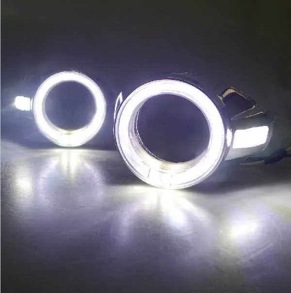 

FREE Shipping LED DRL Foglight lamp LED daytime running light with fog lamp cover for FORD FOCUS 312'-14 DRL ring shape