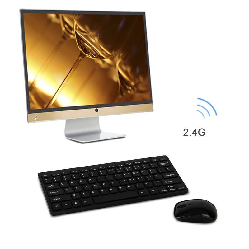 7  Wireless  keyboard with logo