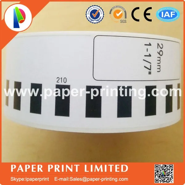 45x рулоны совместимые с Brother ярлыки Φ Dk 22210 2210 Dk22210 Dk2210 29 мм X 30 48 м термальная