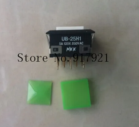 

[ZOB] UB-25H1 imported from Japan nkk day open flat UB-25 light-emitting switch UB25KKW01 button switch --5PCS/LOT