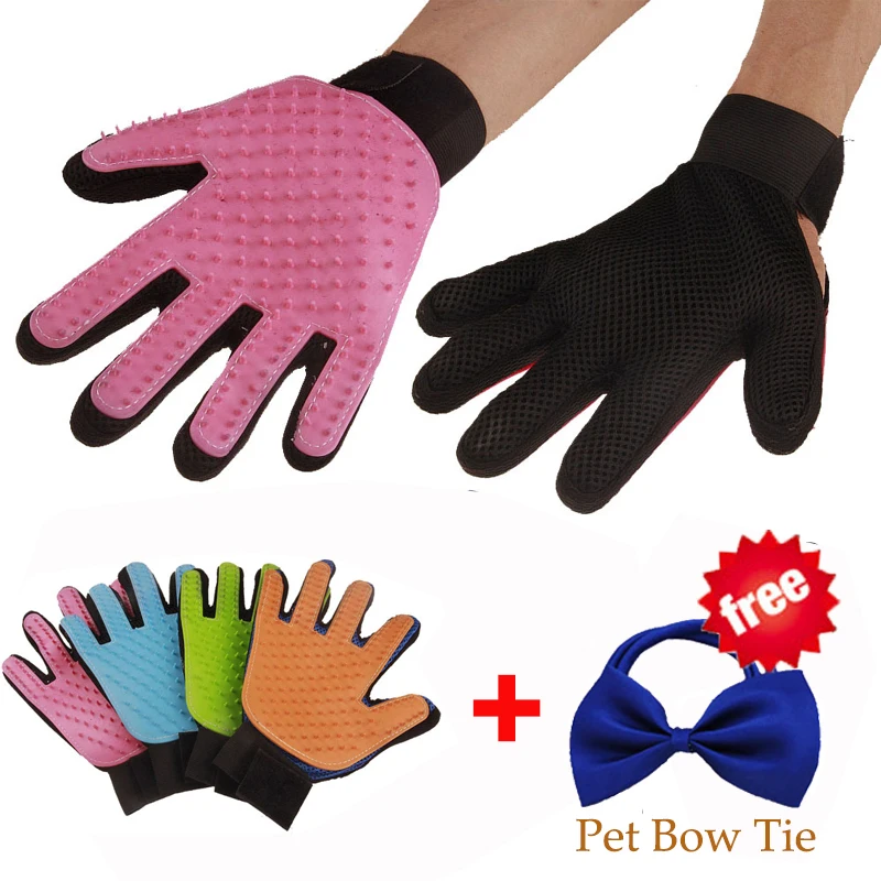 

Dog Pet Brush Glove Brush Glove For Animal Cat Supplies Pet Gloves Hair Comb Five Finger Glove With Christmas Gift
