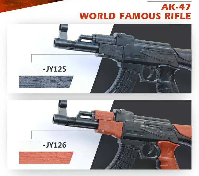 Kitoz сборка ружье винтовка AK-47 AK47 DIY строительные блоки 3D миниатюрная модель пластиковая игрушка подарок для мальчика Дети