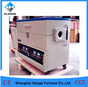 

1200C CVD System with split tube furnace with vacuum pump