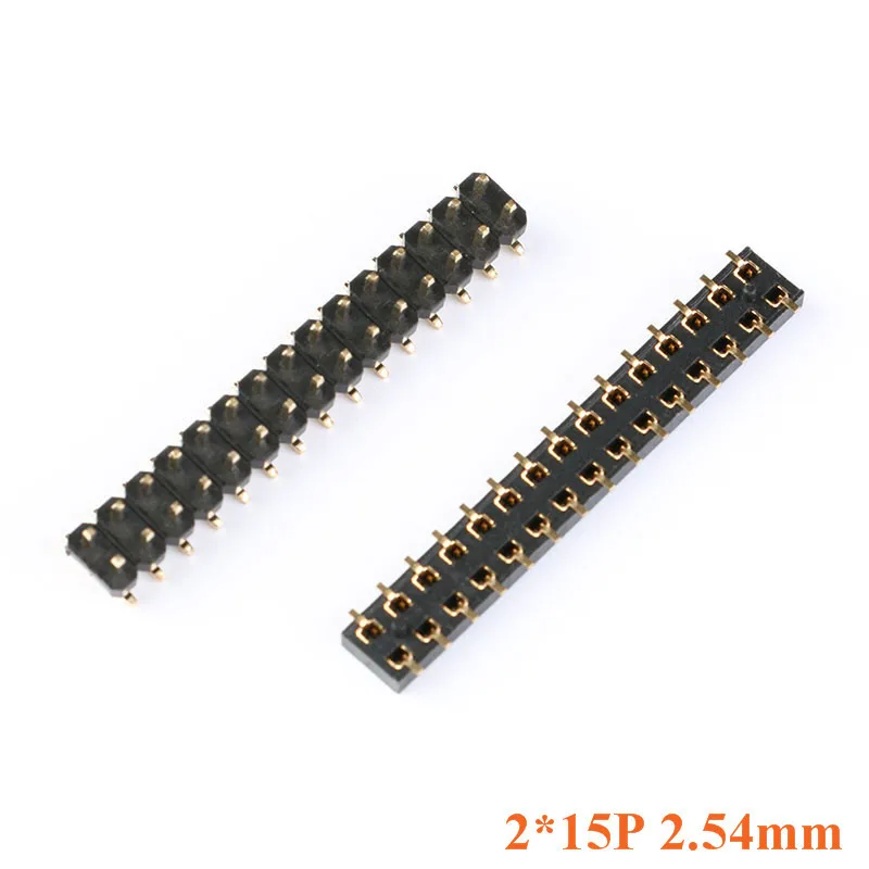 M5Stack Series 1 Pair 2x15 Pin Headers Socket 2.54mm Male & Female Connector for M5Stack Core Development Kit ZK40 (1)
