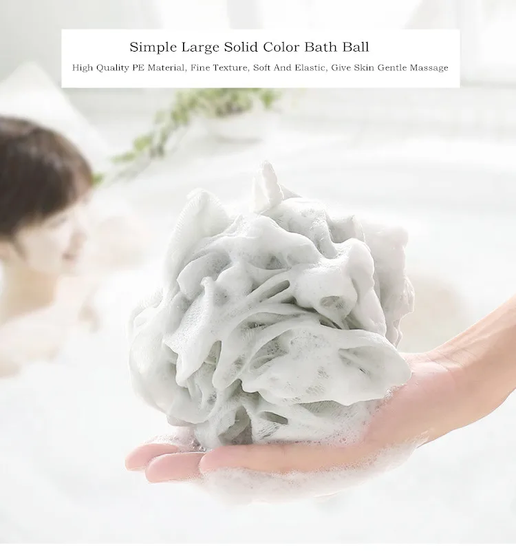 XZJJA чистый цвет сетчатый шар для ванны большая ванна цветок ванная пена инструменты для тела Wisp сухая кисть для отшелушивания оборудование для чистки