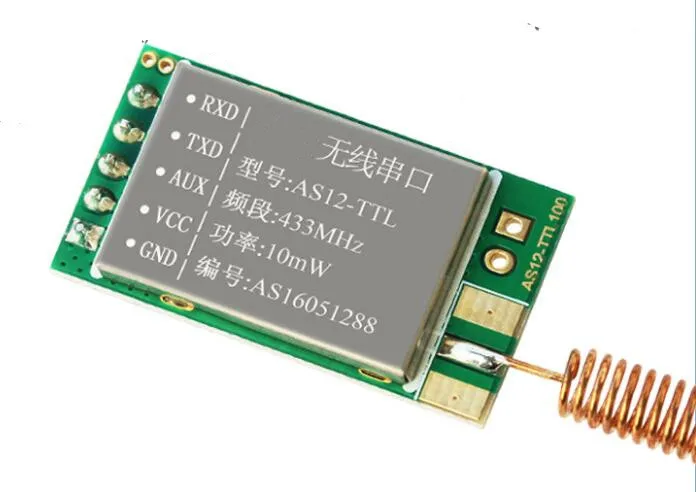 AS12-TTL-TH CC1101 433 МГц беспроводной последовательный модуль с низким