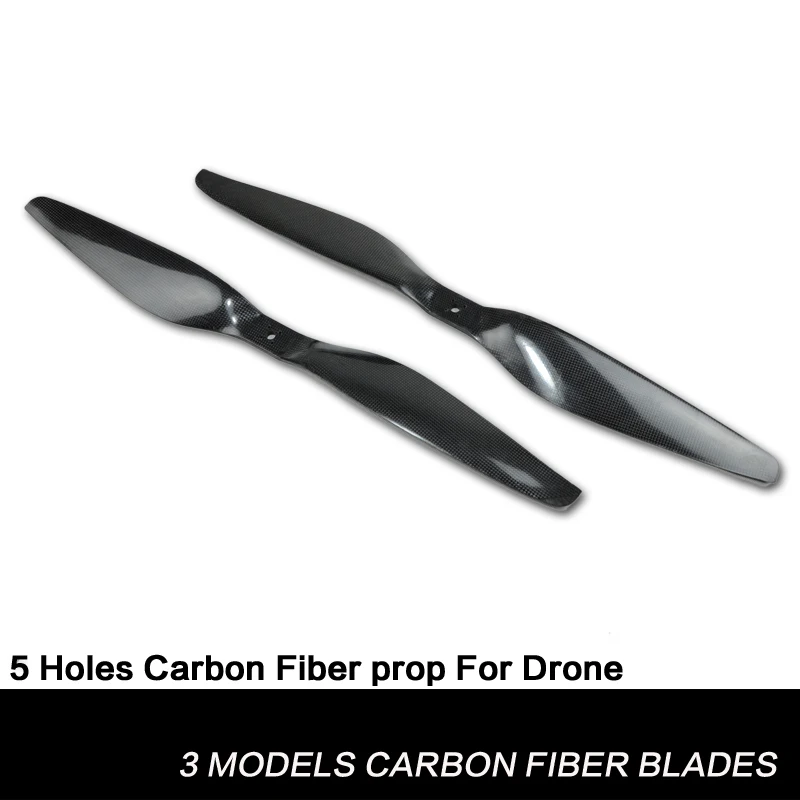 1 Pair 76CM 3010 Black Carbon Fiber Propeller DIY Drone Kit Carbon