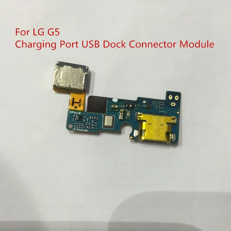 Для LG G5 зарядный порт USB док-станция гибкий кабель для LG G5 зарядное устройство плата+ микрофон модуль запасные части