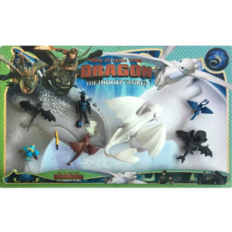 New 9"23cm How to Train Your Dragon Toothless toys Action figure Fury Toothless Toys For Children