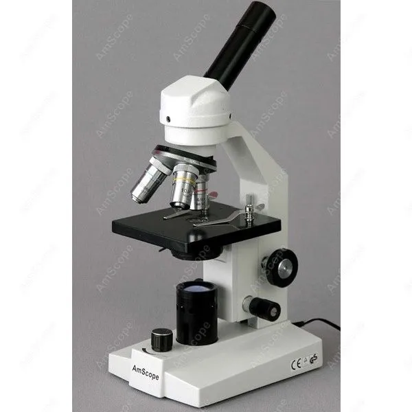 Студенческий составной Микроскоп AmScope поставки 40x 400x студенческий LED