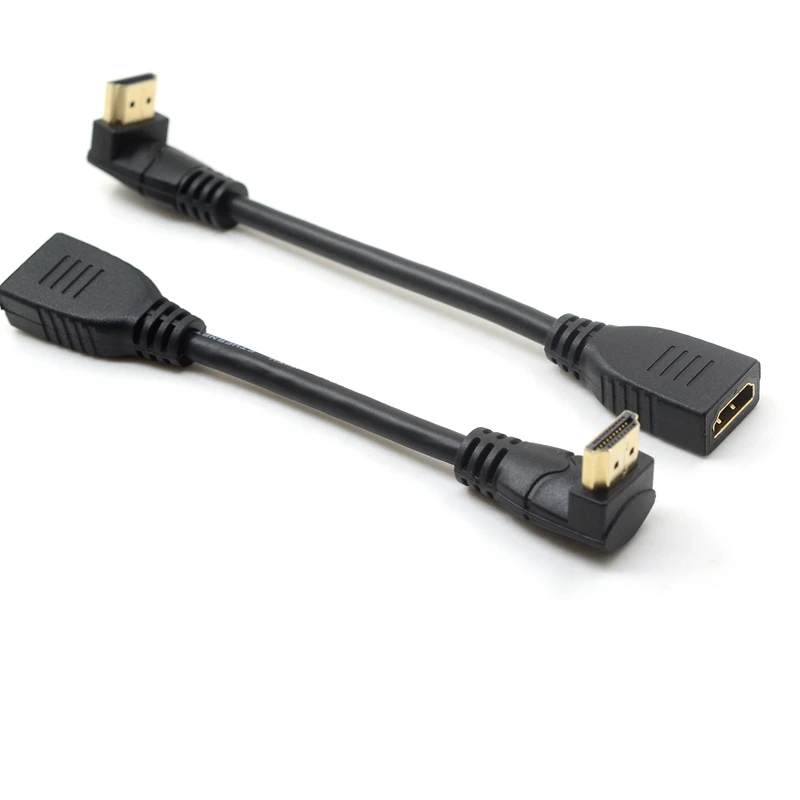 HDMI кабель Мужской к HDMI Женский адаптер 4K конвертер удлинитель 270 90 градусов под прямым углом для 1080P HDTV PC HDMI адаптер