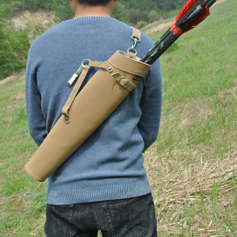 Кожаный чехол для стрел 2 цвета 52x13 см|leather arrow quiver|arrow quiverarrow bag |
