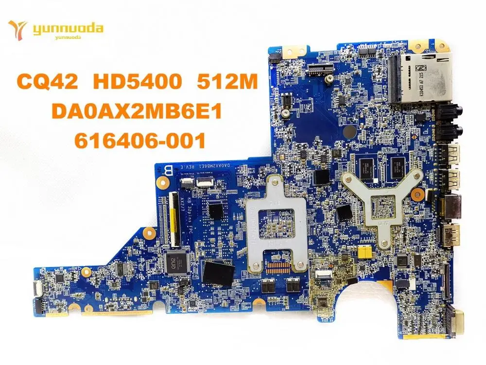 Deals  Original for HP CQ42 laptop motherboard CQ42 HD5400 512M DA0AX2MB6E1 616406-001 tested good free sh