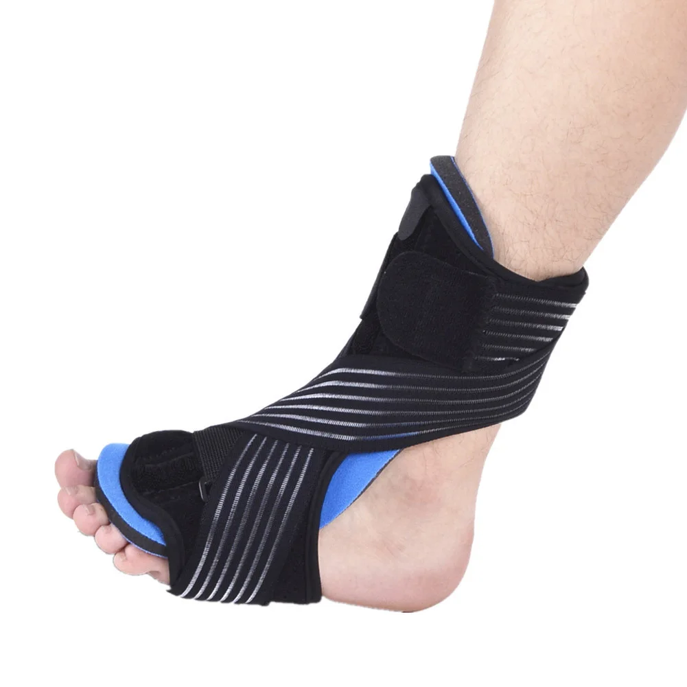  Ankle Brace Bracket With Massage Ball Injury Night Splint Plantar Fasciitis Sleep Foot Instep Poste