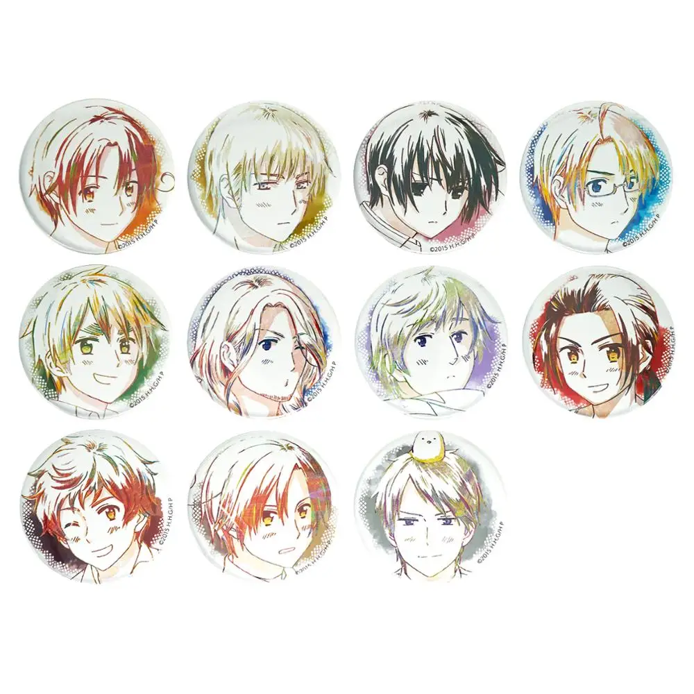 

Axis Power Hetalia Anime APH The Beautiful World German Romano Spain France Japan Italy Russia Metal Icon