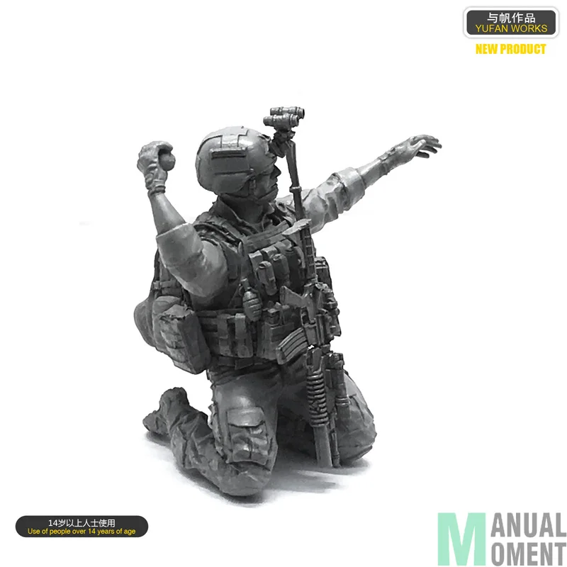 Высокое качества миниатюрный 1/35 ВМС США Seal Commando гренадер отдельного солдата