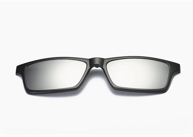 Набор Магнитных очков, оправа из поликарбоната с 5 клипсами, солнцезащитные очки для женщин и мужчин, поляризованные зеркальные очки для близорукости, оптические линзы для чтения