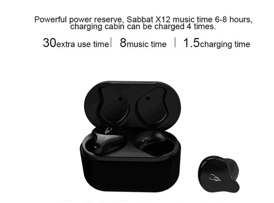 

AZN Original Sabbat Wireless Earbuds 5.0 Bluetooth Earphone Sport Hifi Headset Handsfree Waterproof Ear Buds for Samsung Phone