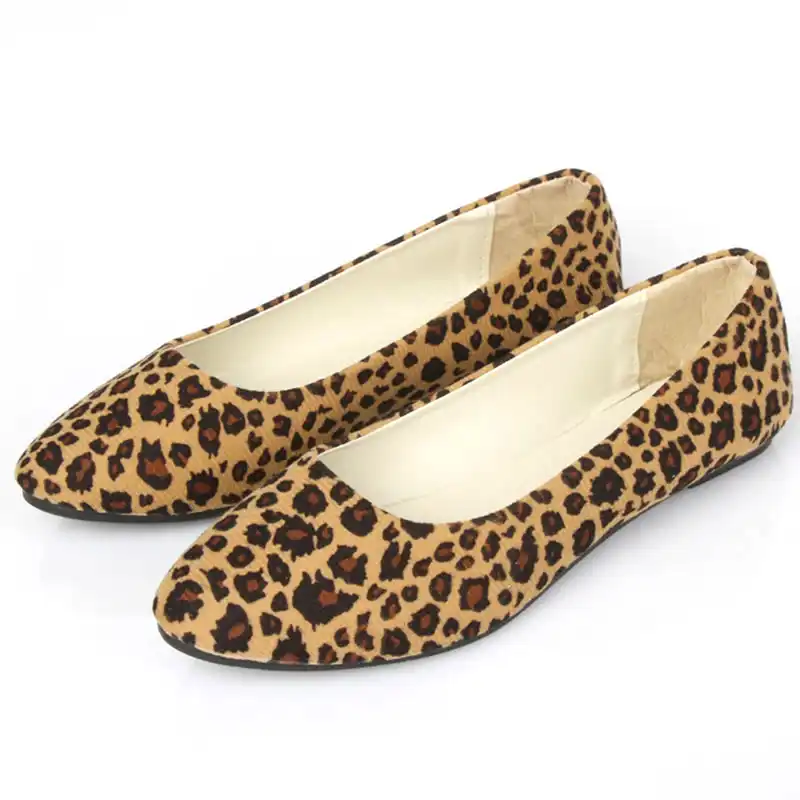 leopard print flats