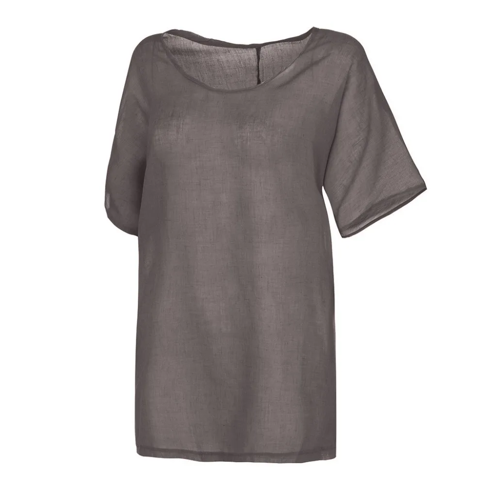 Camisetas Verano Mujer женская футболка с коротким рукавом размера плюс, свободная хлопковая льняная футболка уличная одежда, Прямая поставка c