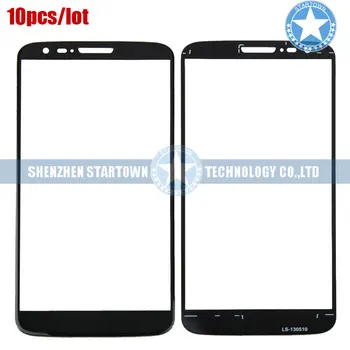 

10PCS/LOT Black Upper Front Outer Screen Glass Lens Cover Replacement for LG G2 D800 D801 D802 D803 VS980