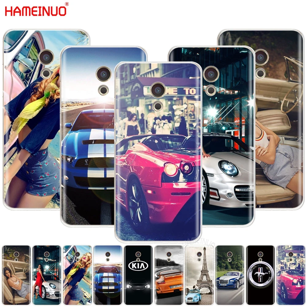 

HAMEINUO sports racing Cars and Girls Cover phone Case for Meizu M6 M5 M5S M2 M3 M3S MX4 MX5 MX6 PRO 6 5 U10 U20 note plus
