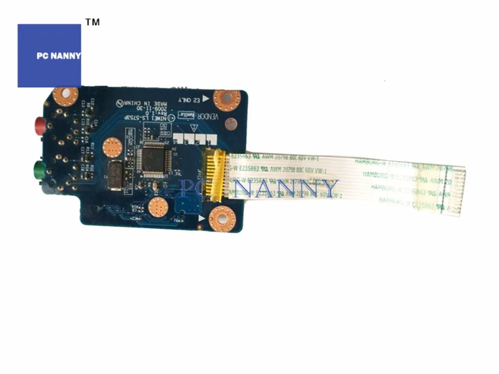 ПК Няня для Lenovo G460 G465 G560 G565 Audi звуковая карта плата сенсорная панель LS 5753P|cable for pc|pc