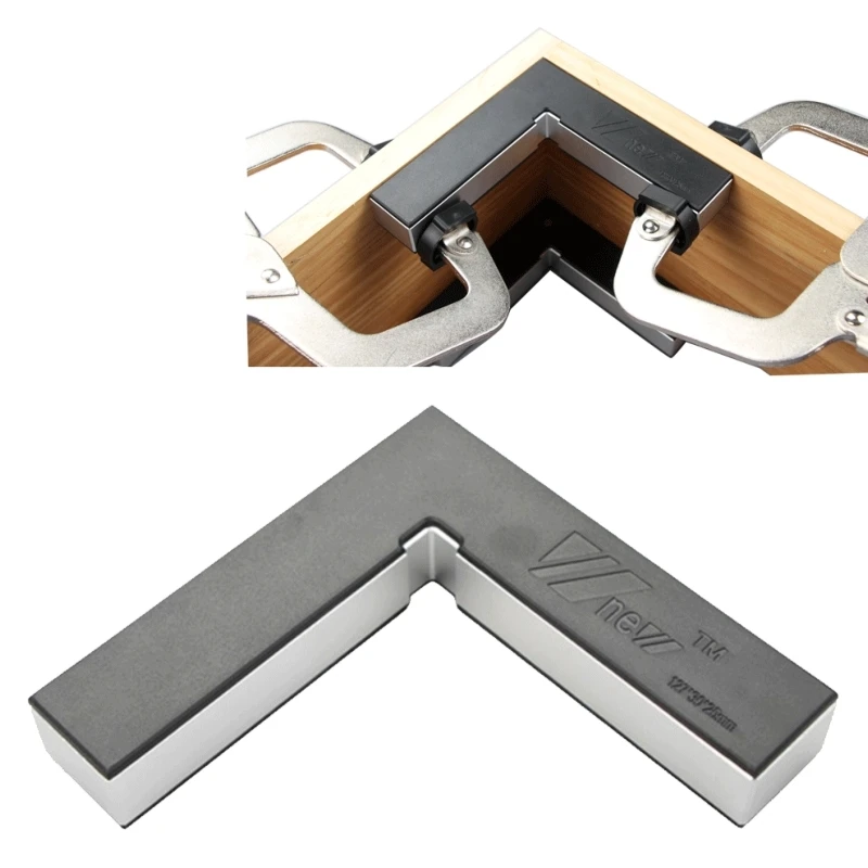 

90 Degree Positioning Squares Aluminium Alloy Right Angle Clamps Woodworking Carpenter Tool L Block Square high quality
