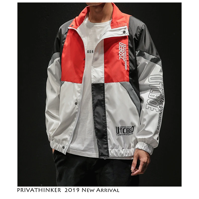 Privathinker Men Streetwear Bomber Jacket 2019 Mens Hip Hop Windbreaker Patchwork Male Harajuku Spring Jackets Coats Fashions Privathinker Men Streetwear Bomber Jacket 2019 Mens Hip Hop Windbreaker Patchwork Male Harajuku Spring Jackets Coats Fashions