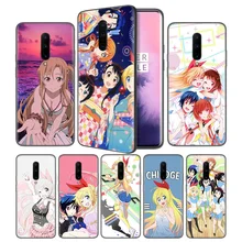 Nisekoi Soft Black Silicone Case Cover for OnePlus 6 6T 7 Pro 5G Ultra-thin TPU Phone Back Protective