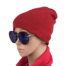 Уличные Популярные осенние и зимние мужские и женские спортивные шапки для отдыха толстые теплые шерстяные шапки модная Новая Вязаная Шапка двойная шапка