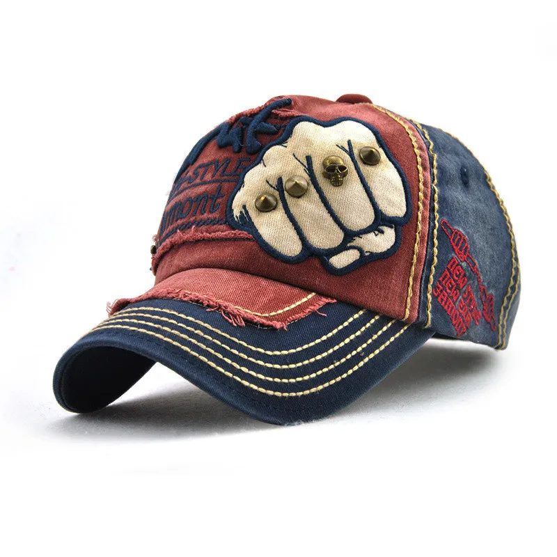 

Wholesale high quality Fashion baseball cap summer fall Nordic sports fist baseball hat man girl letters casual beauty cap