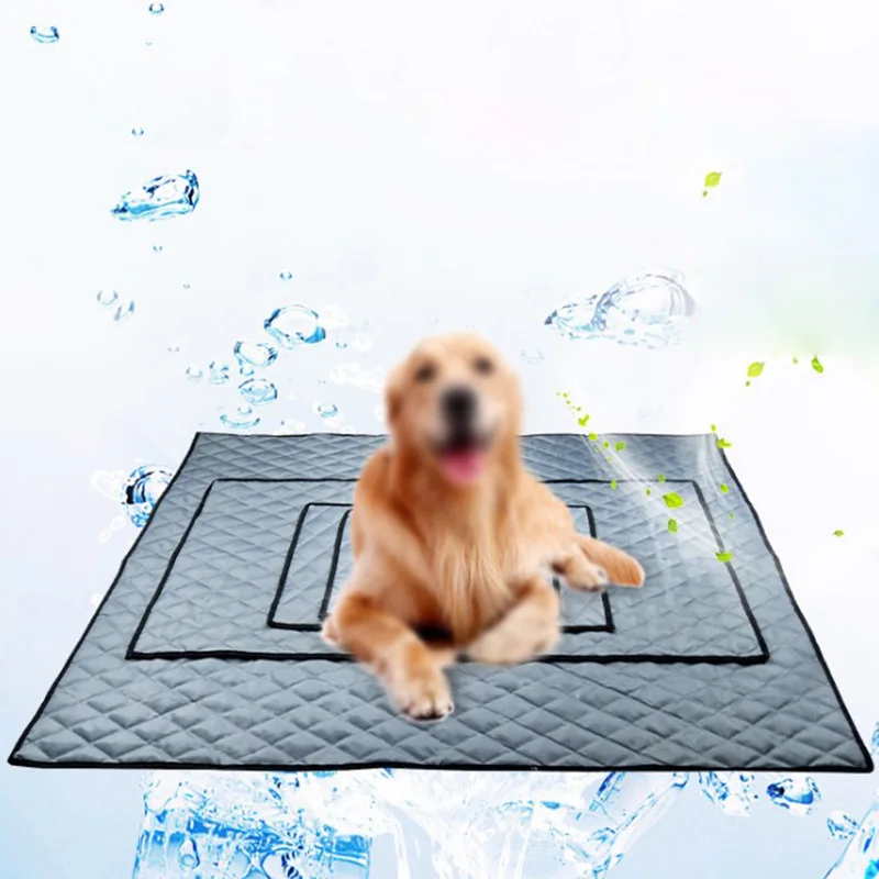 

Summer Cooling Mat For Dogs Cat Mat Oxford Ice silk physical cooling Mat For Dogs Pet Accessories Car Seat Covers Pad