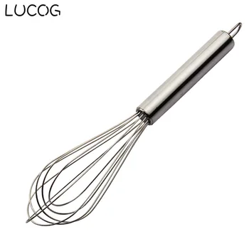 

8inch 10inch Stainless Steel Balloon Whisk Kitchen Hand Stainless Food Mixer for Blending Whisking Beating Stirring Egg Cream