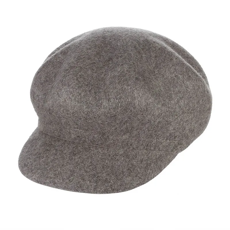 Фибоначчи Fedoras высокое качество модная шерстяная фетровая восьмиугольная одноцветная Женская Шляпа Fedora конная шапка