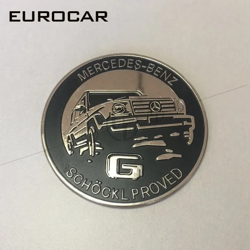 MB g wagon W463 эмблема 35th anniversary embelms для g wagon g500 g550 g350 g55 g63 g65 значок G класс сувенирная медаль - Цвет: Серебристый