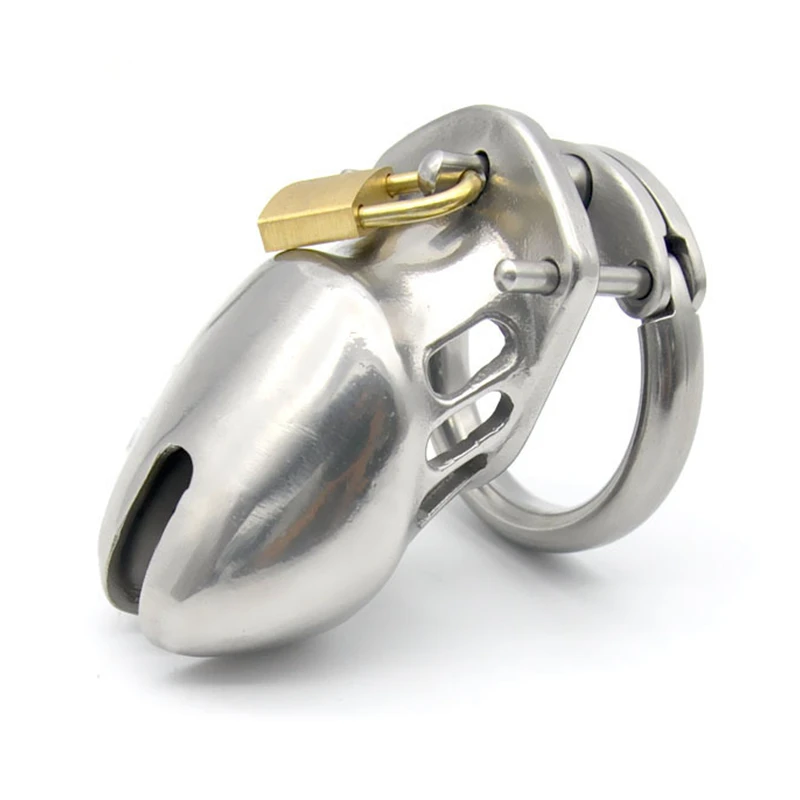 316L Stainless Steel Chastity Belt,Cock Rings,Penis Cage Sleeve,Male Chastity Device with Padlock,BDSM Fetish Sex Toys For Men