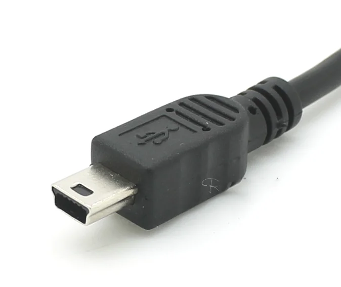 10 قطعة المصغّر USB نوع B ذكر إلى البسيطة USB نوع B الذكور المضيف وتغ كابل محول الحبل