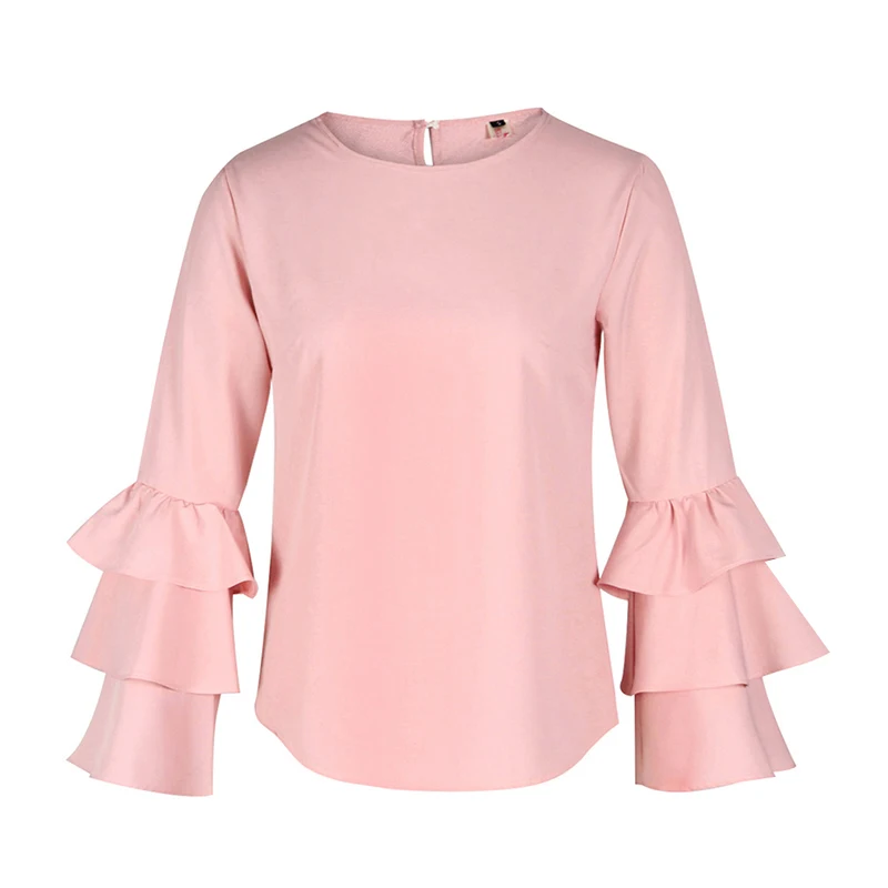 

Summer TShirt Women Tops Ruffle Women T-Shirts Blusas Casual Elegant Girl Clothes 2XL Roupa Mujer Tunic Femme 2017 LJ5463U