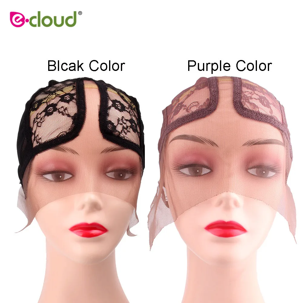 5-30pcs/bag Full Lace Wig Caps For Making Wigs And Hair Weaving Stretch Adjustable Wig Cap Hot Black Cap For Wig Hair Net