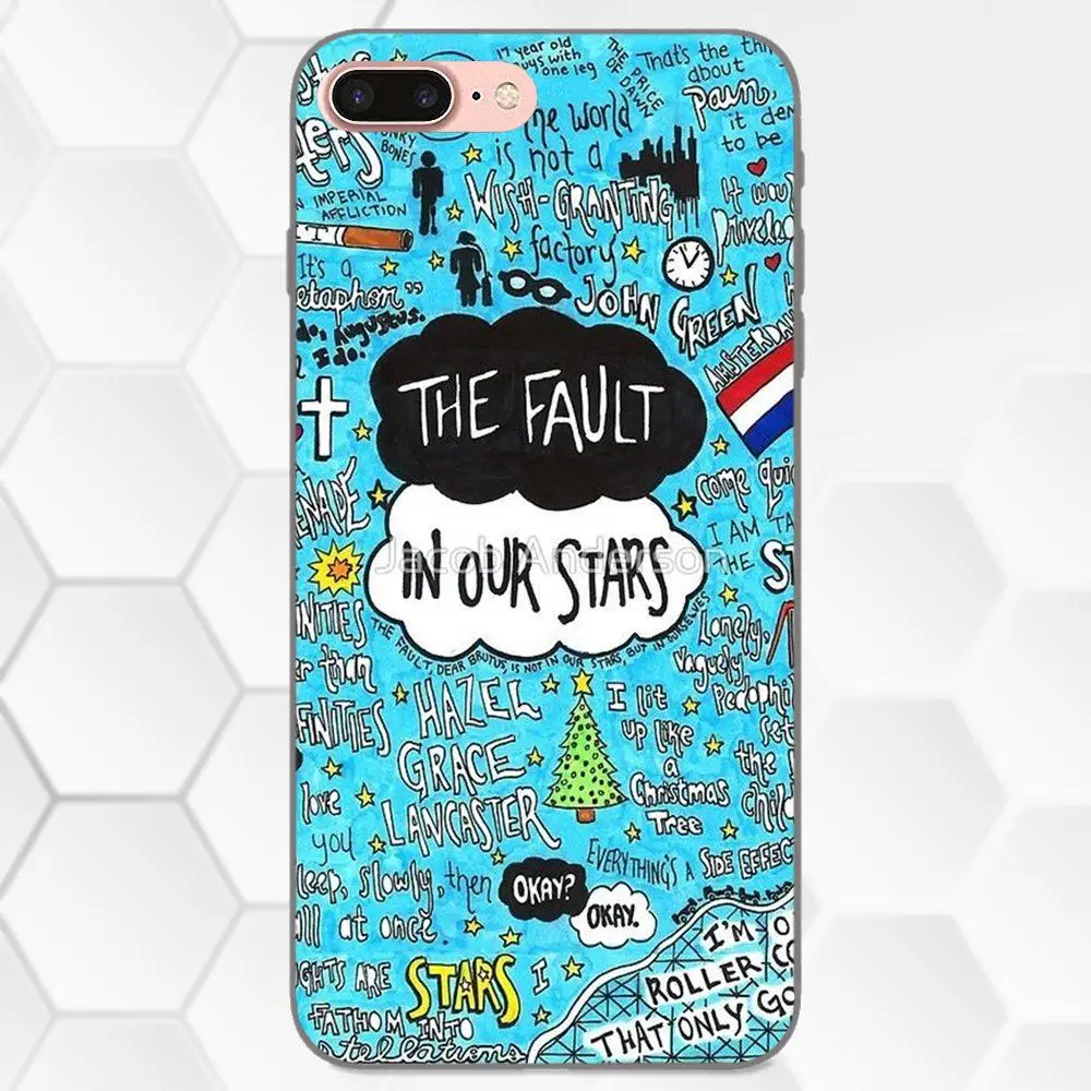 Стильный чехол из ТПУ для Apple iPhone 4 4S 5 5S SE 6 6S 7 8 Plus X XS Max XR ошибка в наших звездах кофе