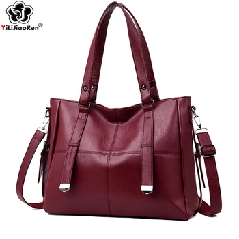 

Luxury Women Handbag Designer Fashion Large Capacity Tote Bag Famous Brand Leather Messenger Crossbody Bags for Women 2019 Sac