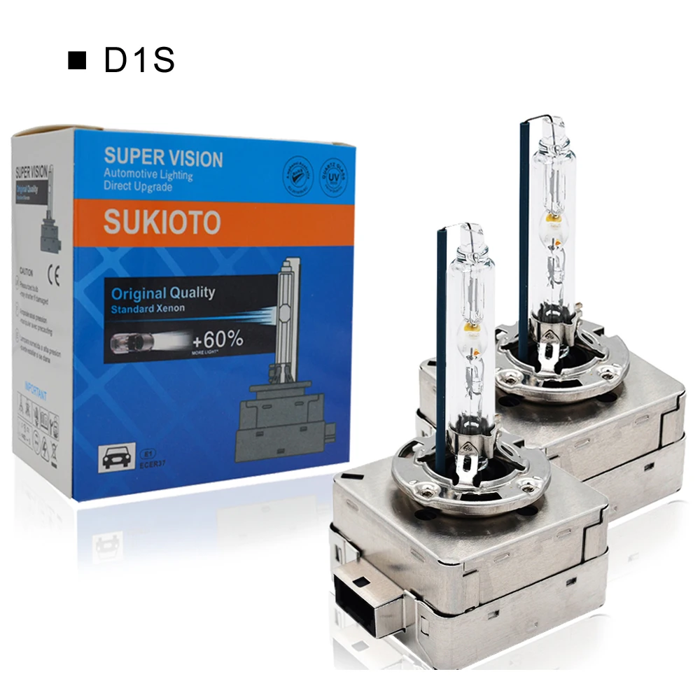 SUKIOTO 2 шт. цельнометаллические Ксеноновые D1S Ксеноновые лампы для проектора 55 Вт D3S 6000 К 4300 К 5000 К 8000 К 35 Вт OQ6333 9285148294 для D1 балласта