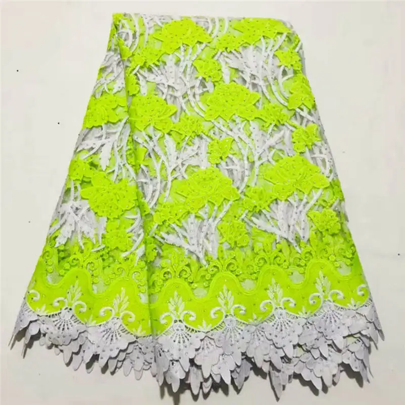 

DF!African Lace Fabric High Quality French Net Embroidery Tulle Lace Nigerian Stone Fabric For Wedding Party Dress ! L62008