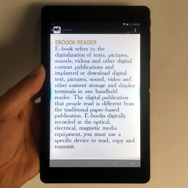Hot 7 inch Gravity rotating screen E book reader android Wifi Ebook digital player support micor
