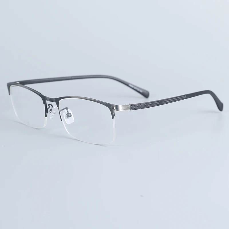 Bellcaca оправа для очков, мужские очки, компьютерные очки для близорукости, оптические очки по рецепту, прозрачные линзы, оправа для мужских очков 30028 - Цвет оправы: 30028 Gun-gray