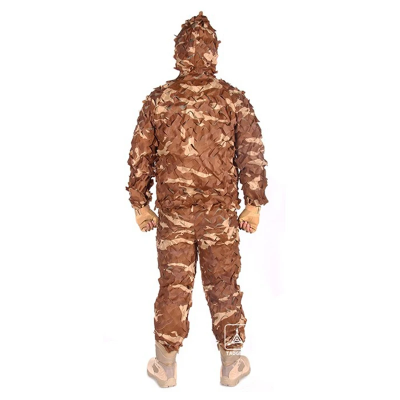 SHANSAI Battle Fatigues бионические маскировочные костюмы листья полосы камуфляж охотничий костюм Recon Пейнтбол фотографирование военный