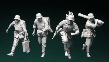 

Scale Models 1/ 35 8 cm mortar crew soldiers figure Historical Resin Model